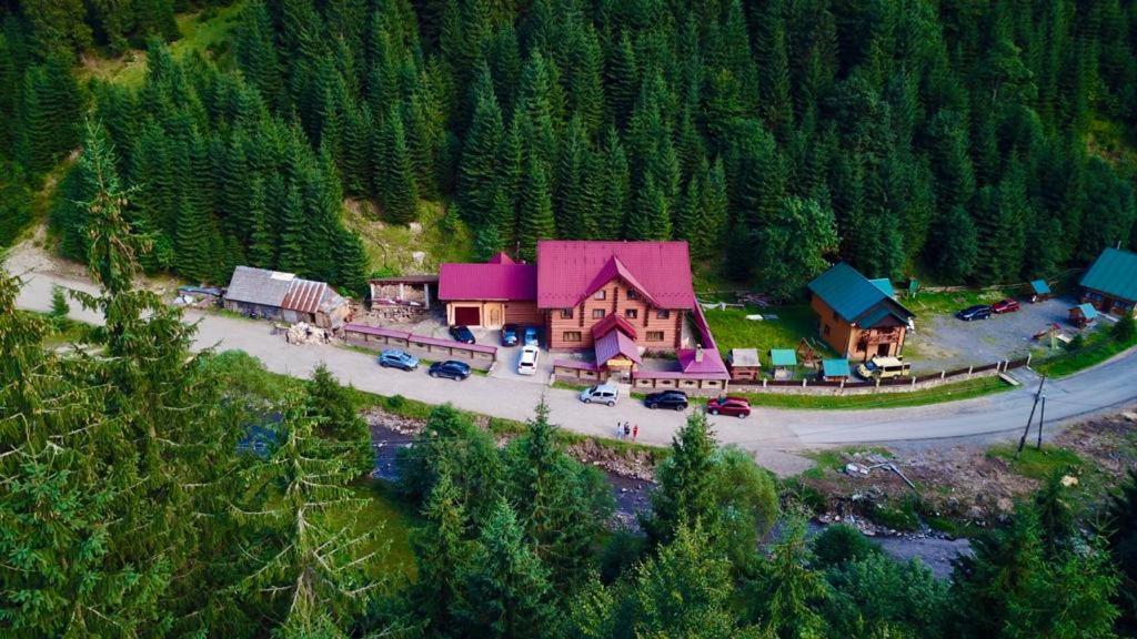 Hotel Berloga-Sinevir Synevyrsʼka Polyana Exteriör bild