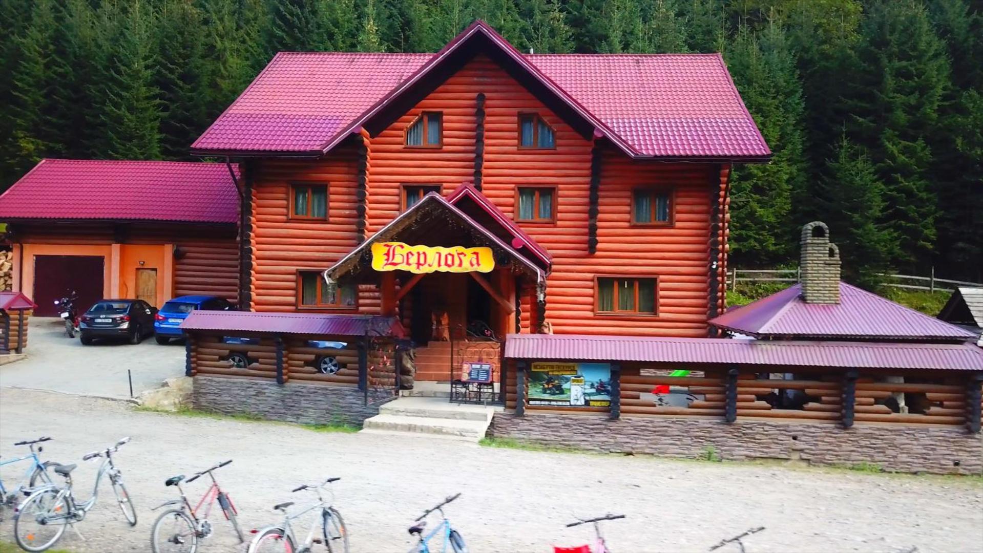 Hotel Berloga-Sinevir Synevyrsʼka Polyana Exteriör bild