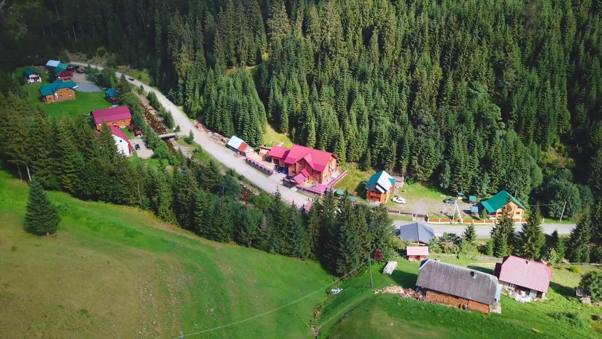 Hotel Berloga-Sinevir Synevyrsʼka Polyana Exteriör bild